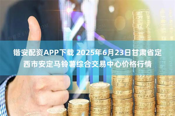 锴安配资APP下载 2025年6月23日甘肃省定西市安定马铃薯综合交易中心价格行情